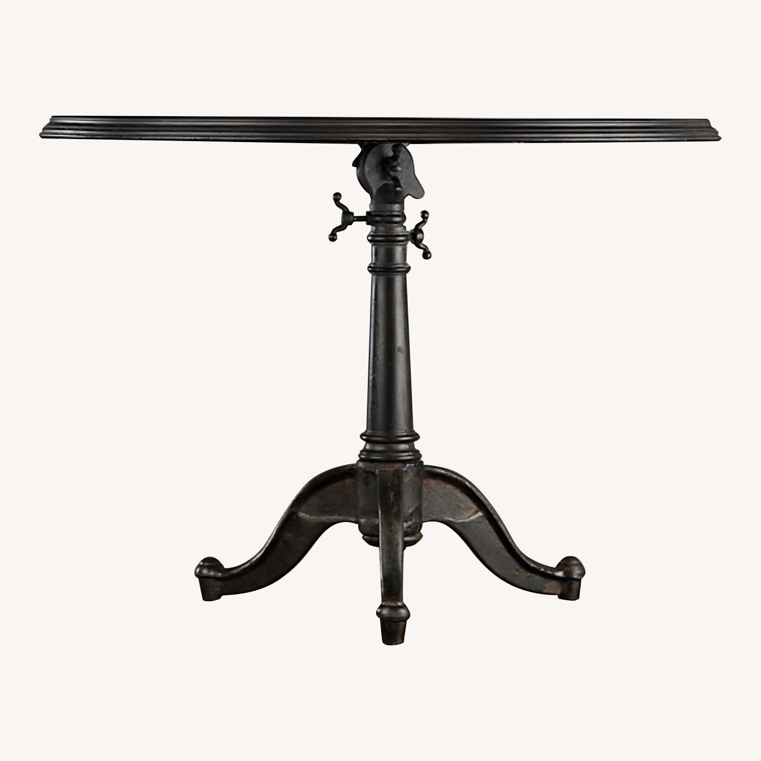 Restoration Hardware Black Metal Side Table - image-4