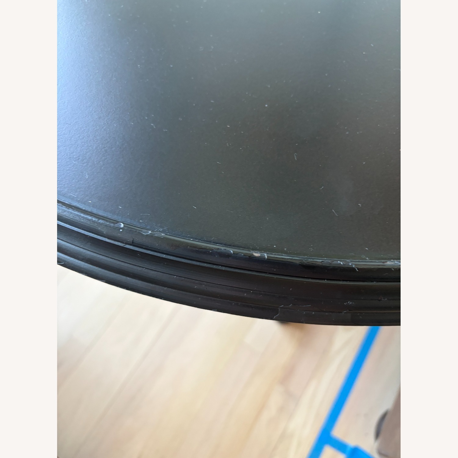 Restoration Hardware Black Metal Side Table - image-3