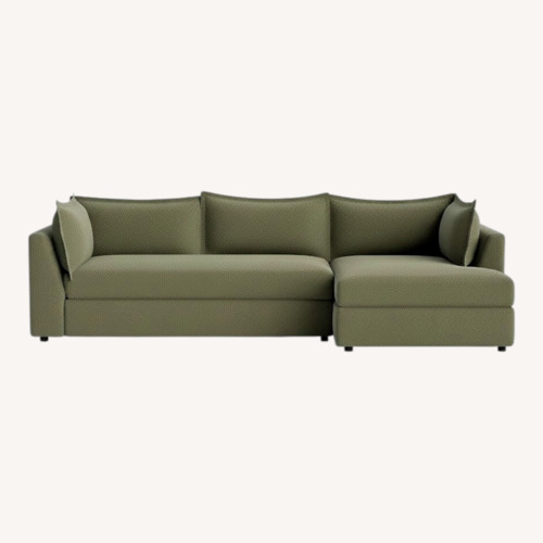 Used Joybird Wilder Green Fabric Sleeper Sofa for sale on AptDeco