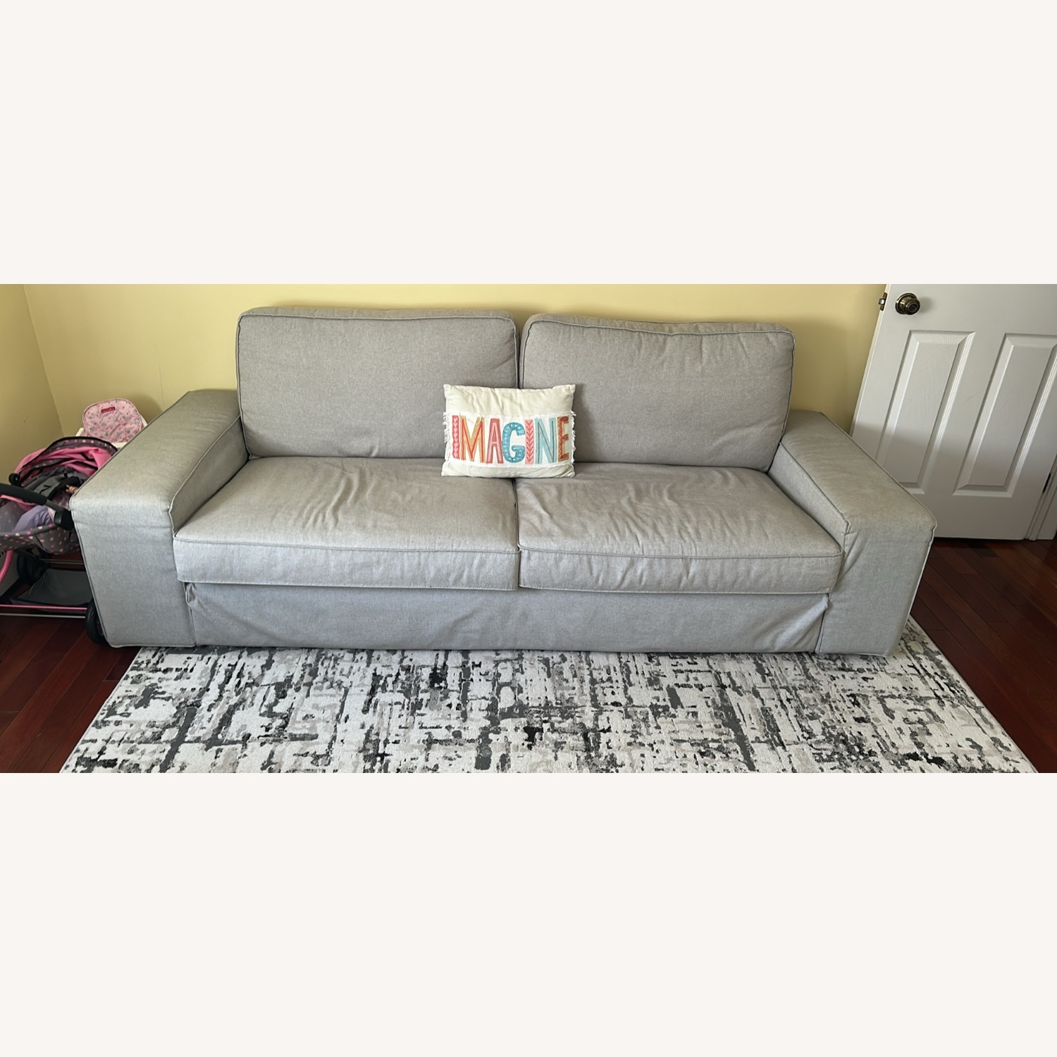 IKEA KIVIK Gray Sofa - image-1