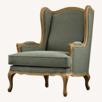 Restoration Hardware Natural Wood Accent Chairs