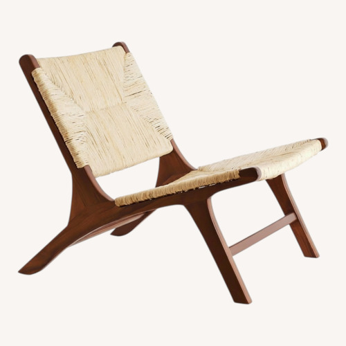 Used Wood Accent Chair for sale on AptDeco