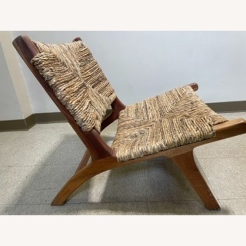 Used Wood Accent Chair for sale on AptDeco