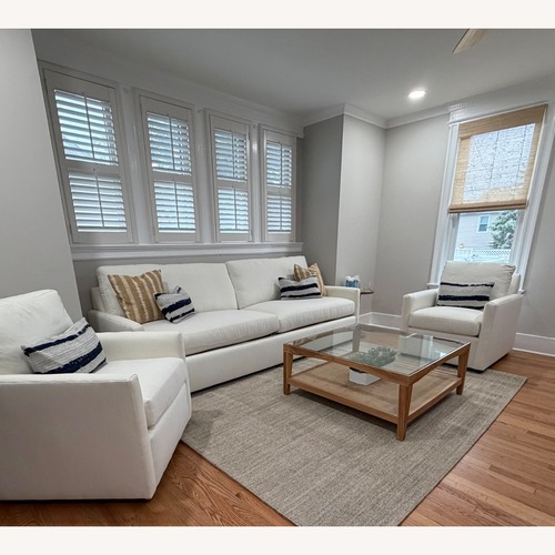 Used Quince Brennan 9’ Sofa – Performance Ivory for sale on AptDeco