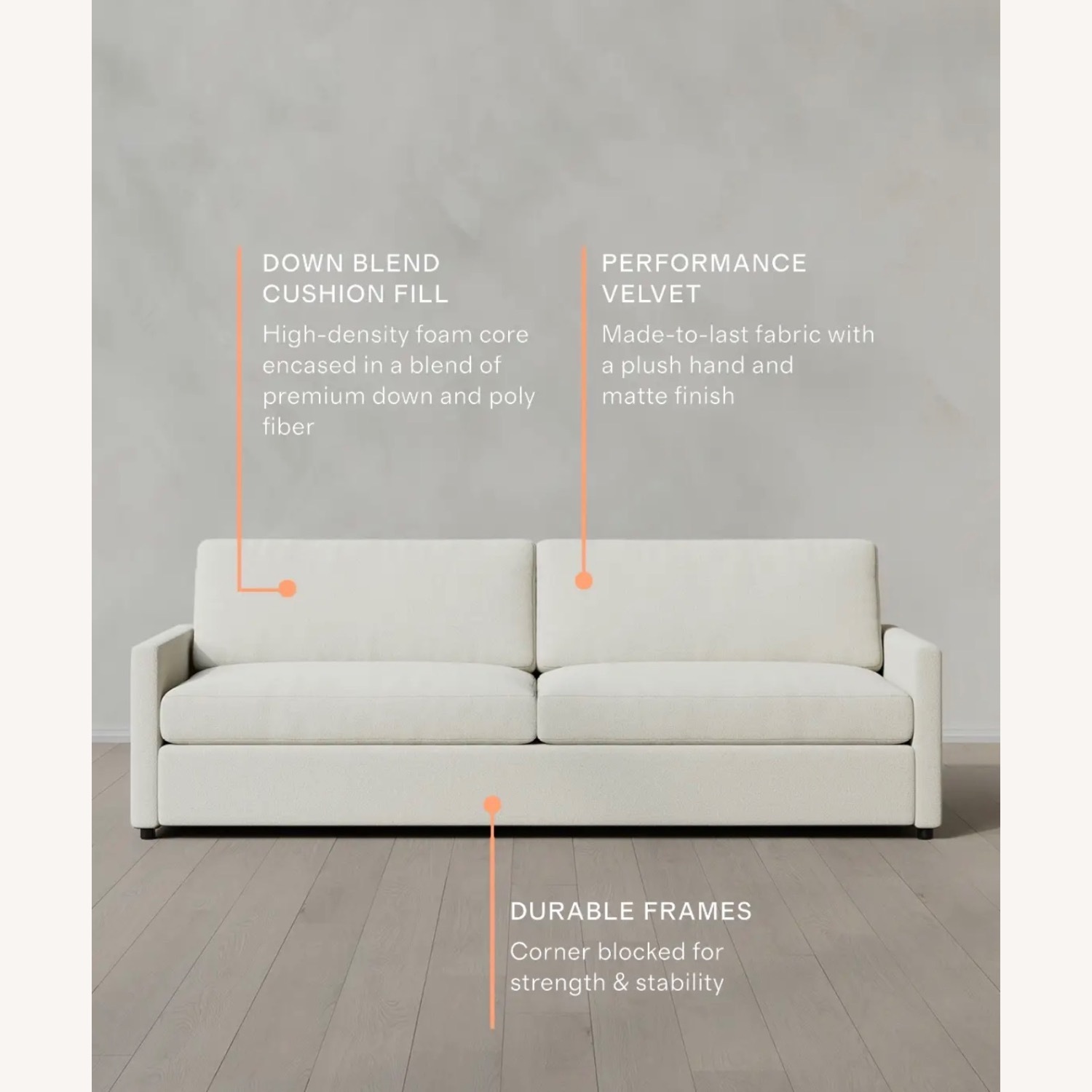 Quince Brennan 9’ Sofa – Performance Ivory - image-4