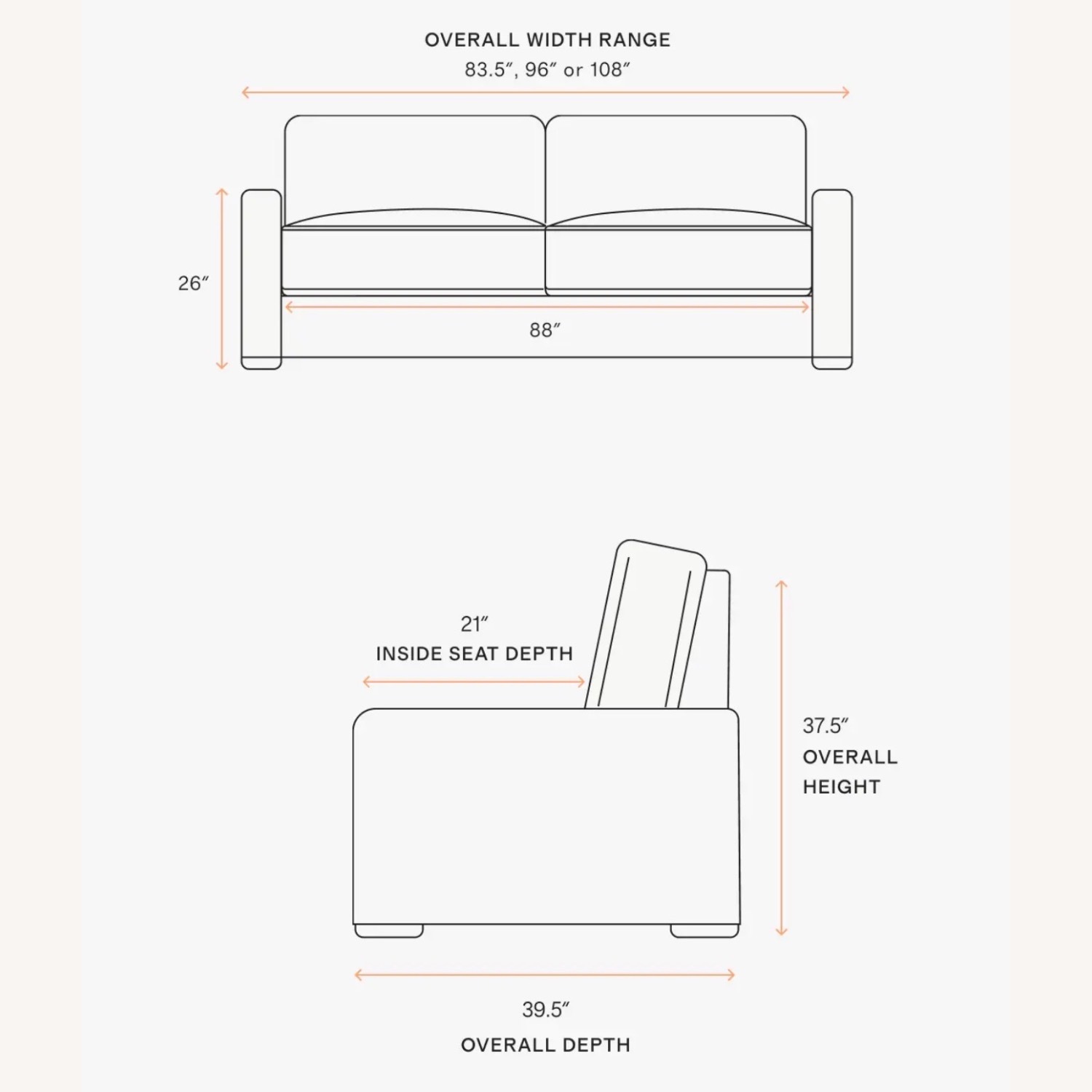 Quince Brennan 9’ Sofa – Performance Ivory - image-5
