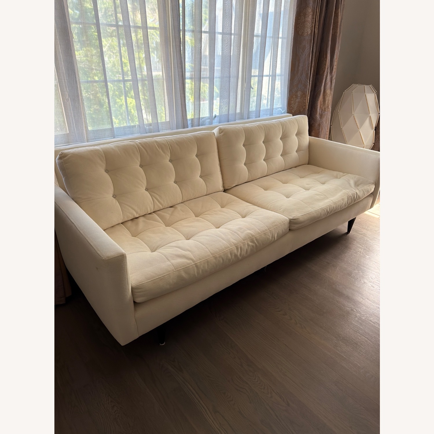 Crate & Barrel Petrie Mid Century Sofa - image-3