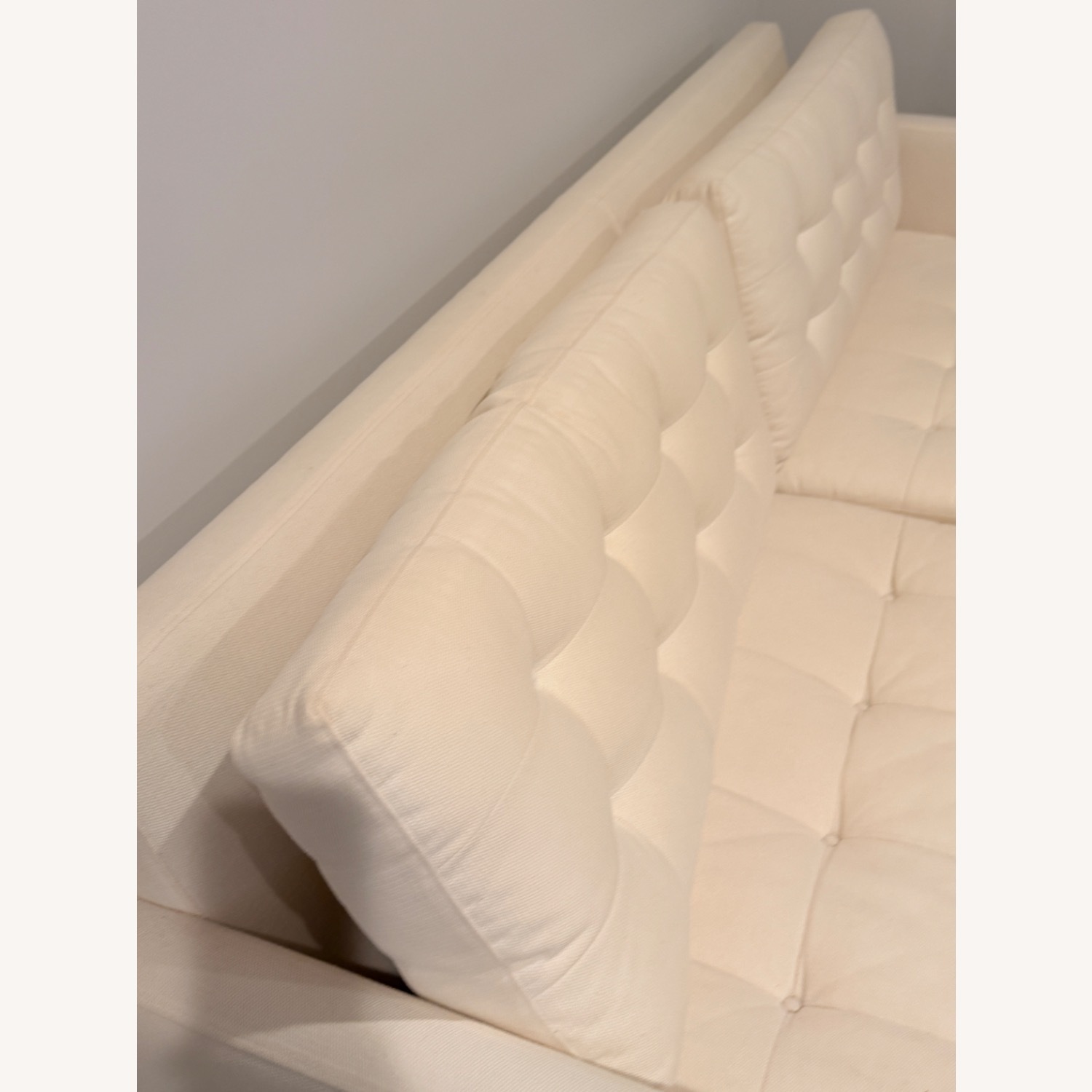 Crate & Barrel Petrie Mid Century Sofa - image-2