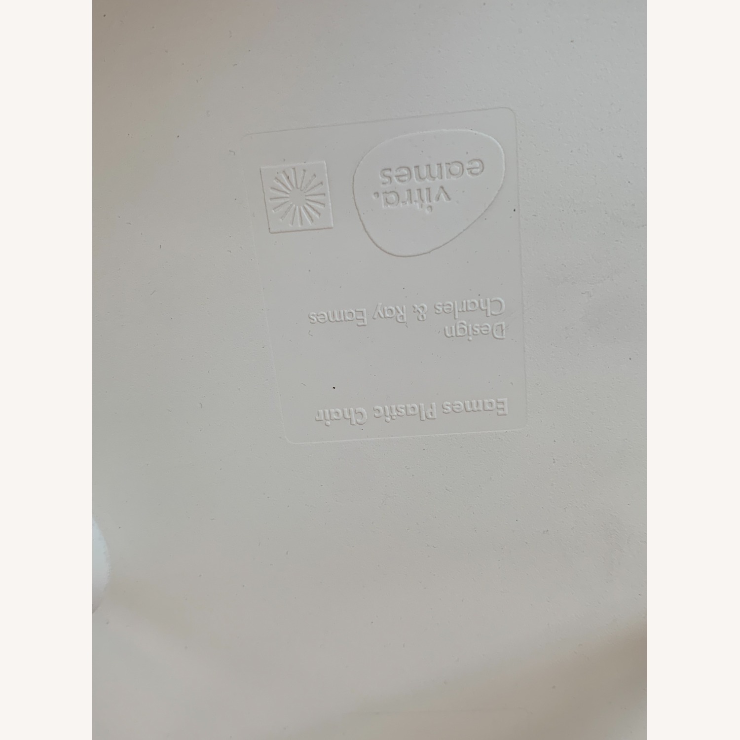 Herman Miller Eames White Molded Plastic Chair - image-4
