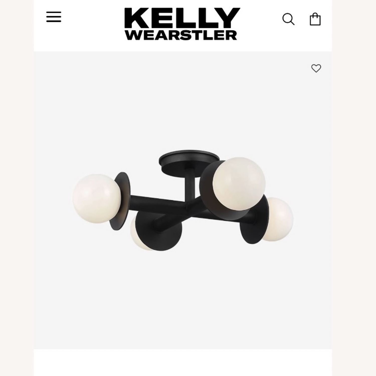 Kelly Wearstler NODES Semi-Flush Mount - image-1