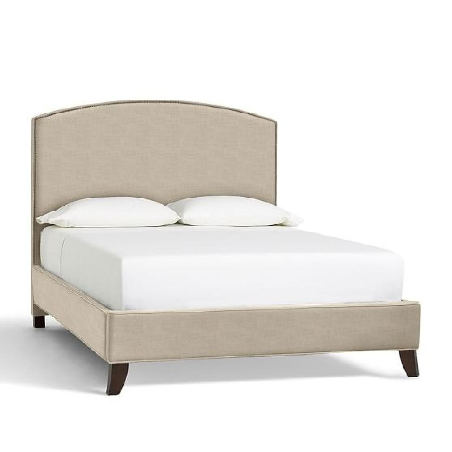 Pottery Barn Fillmore Upholstered Headboard - image-6
