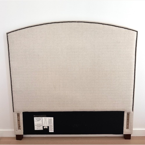 Used Pottery Barn Fillmore Upholstered Headboard for sale on AptDeco