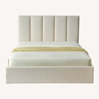 Juanetta Boucle Lift-Up Storage Bed