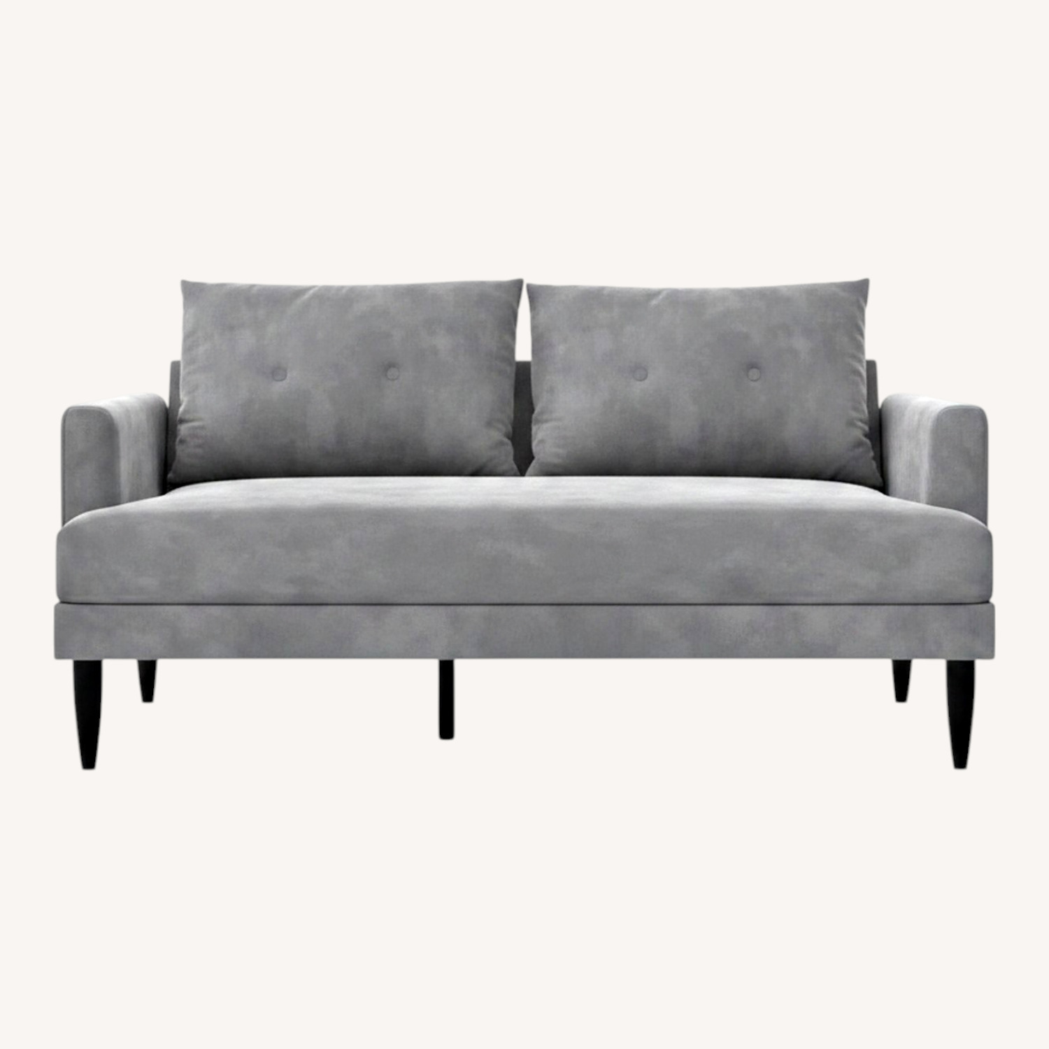 Super Soft & Modern Light Gray Sofa / Loveseat - image-0