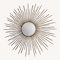 Gold Metal Wall Mirror
