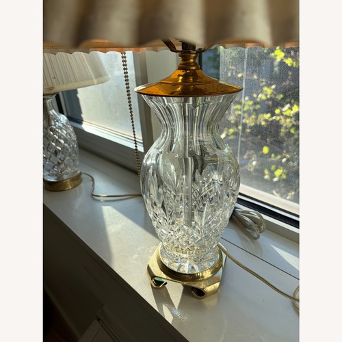 Used Waterford Crystal Table Lamps x 2 for sale on AptDeco