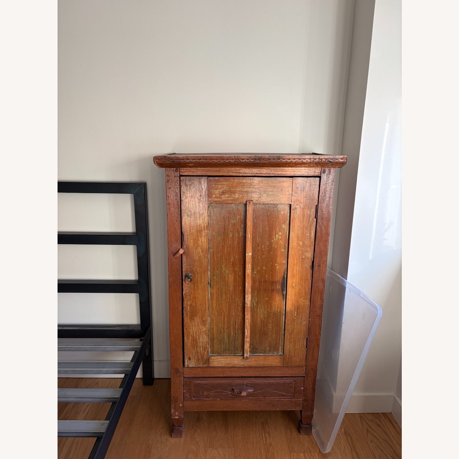 Olive Wood Storage Cabinet - image-3