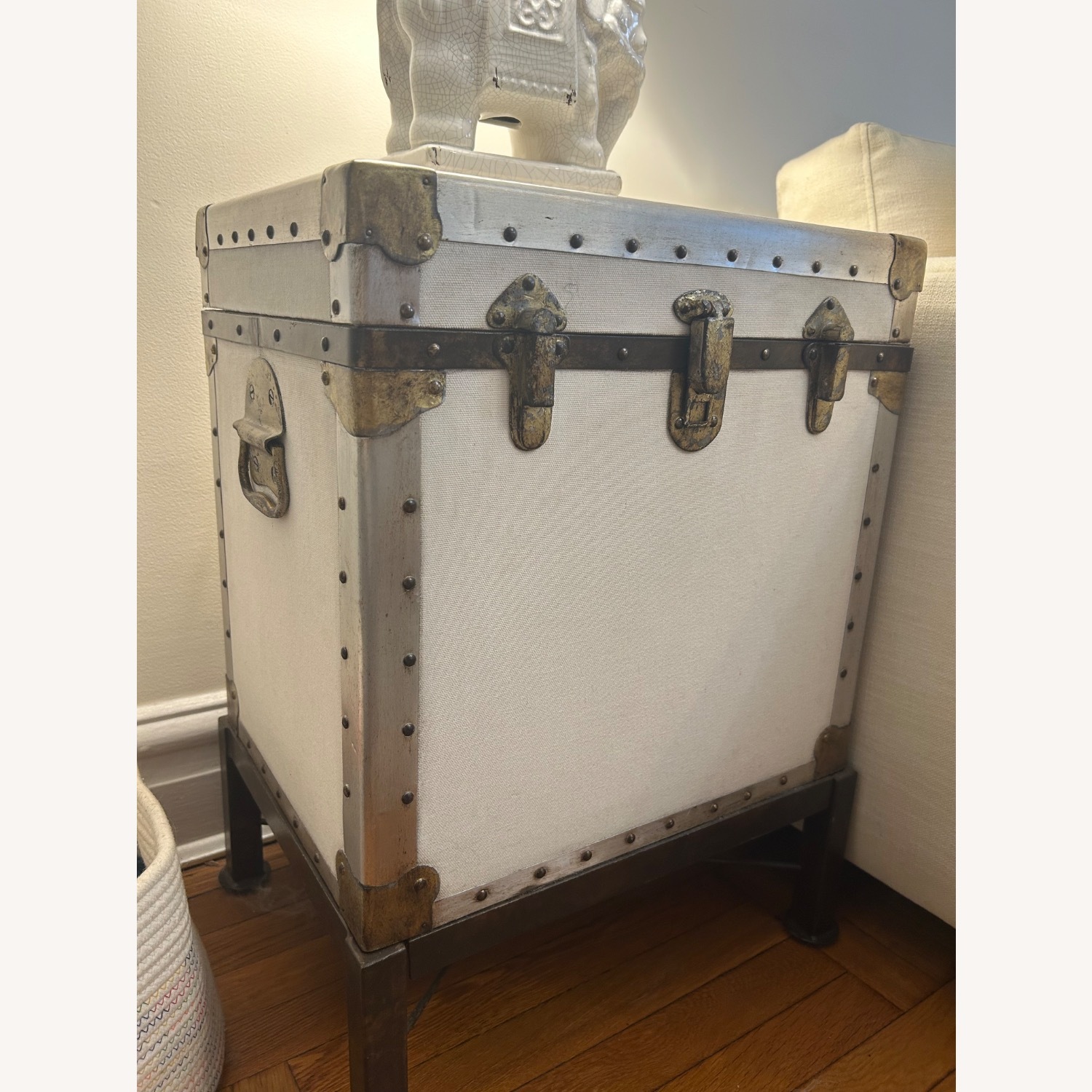 Pottery Barn Ludlow Trunk End Sideboard - image-1