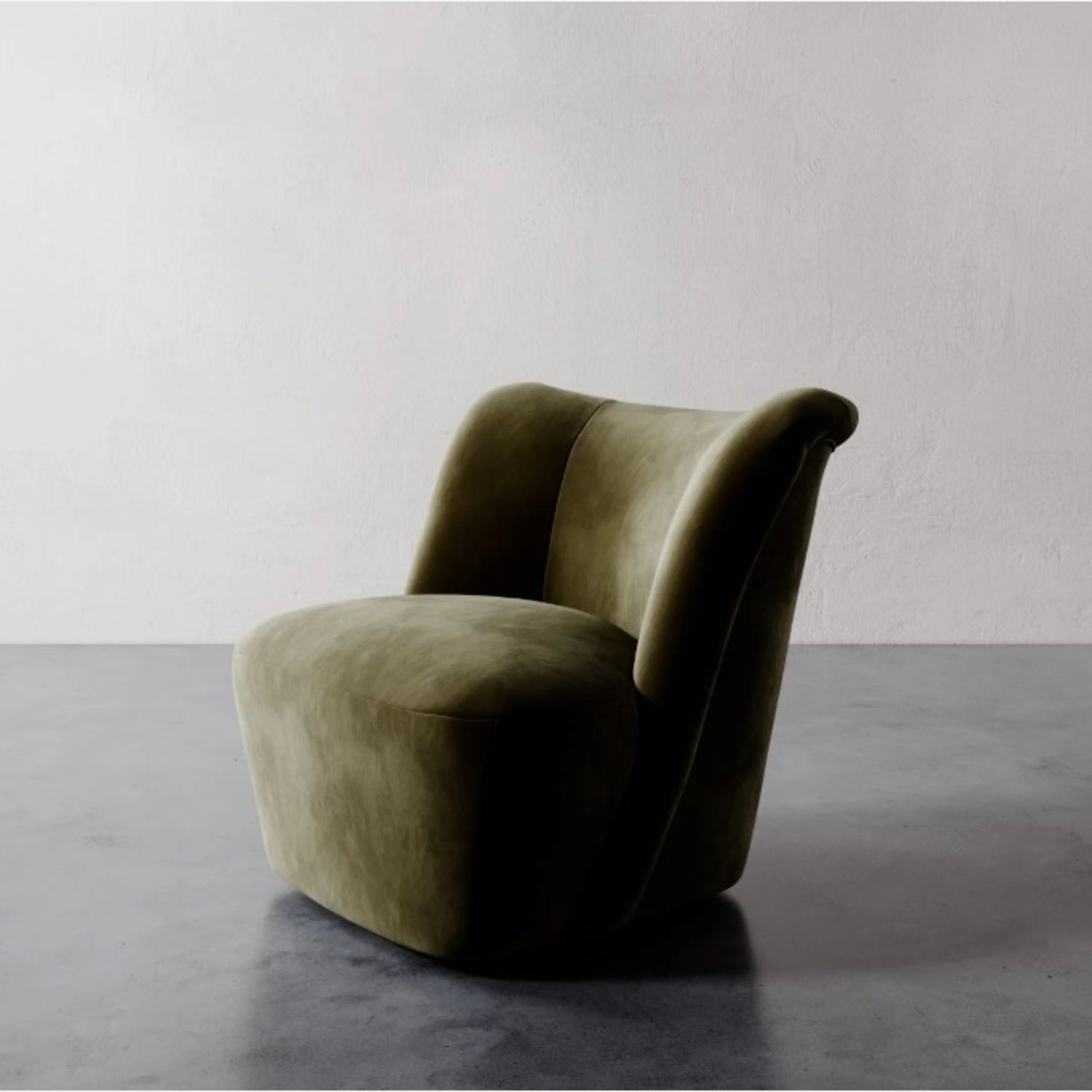 Lemieux et Cie- Aurélie Green Velvet Armchair - image-1