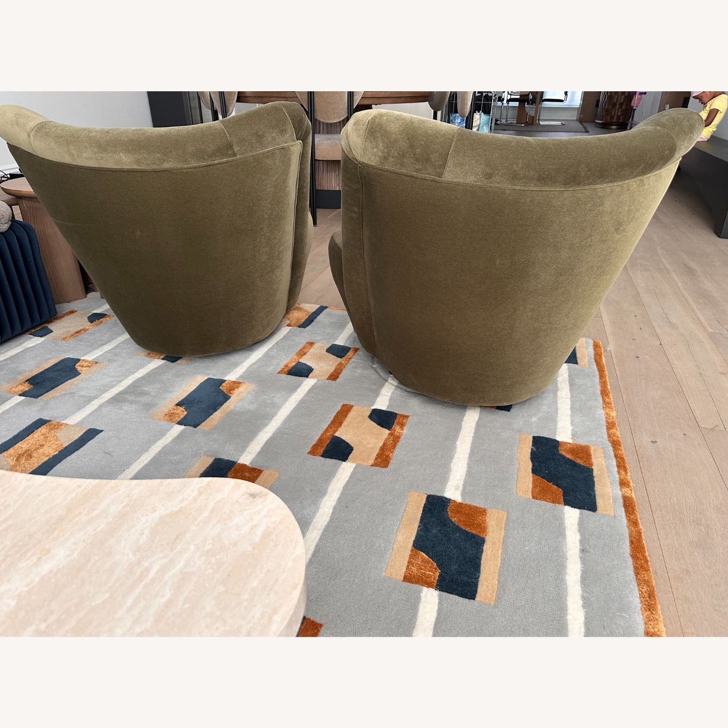 Lemieux et Cie- Aurélie Green Velvet Armchair - image-5
