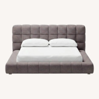 Pottery Barn Teen Light Gray Fabric Full Bed