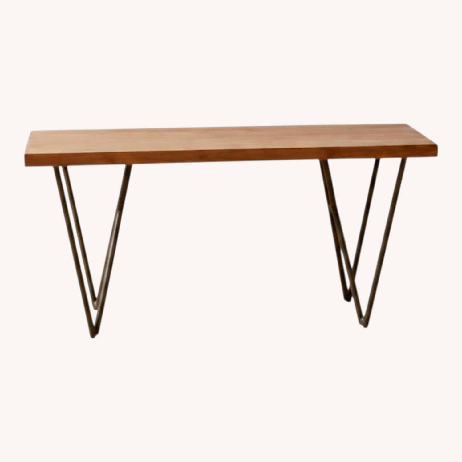 CB2 Dylan Natural Wood Bench - image-0