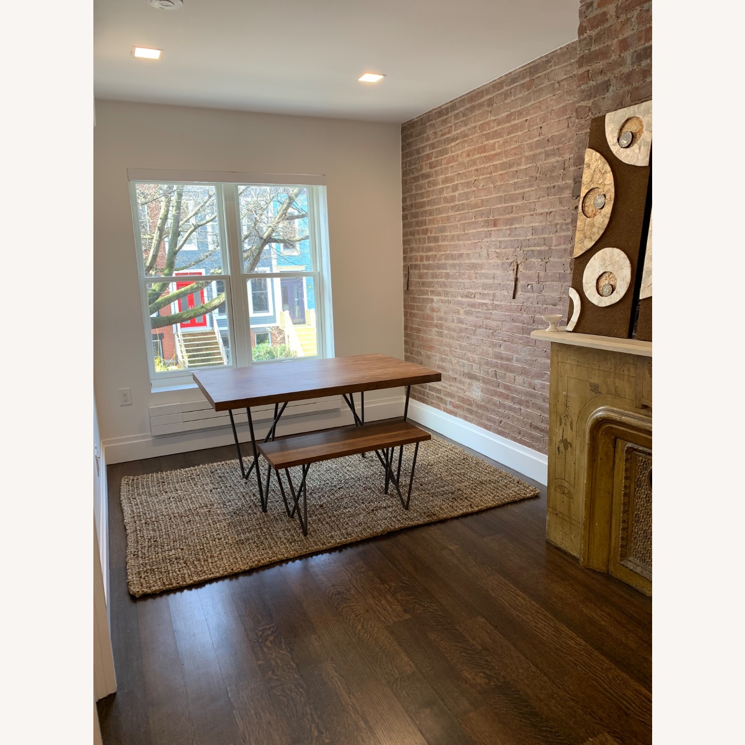 CB2 Dylan Natural Wood Bench - image-1