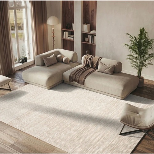 Used Wayfair Natural Polyurethane Area Rug 8' x 10' for sale on AptDeco