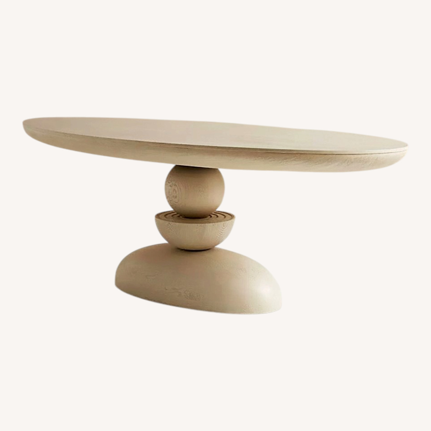 Anthropologie Sculptural Sonali Wood Dining Table - image-0