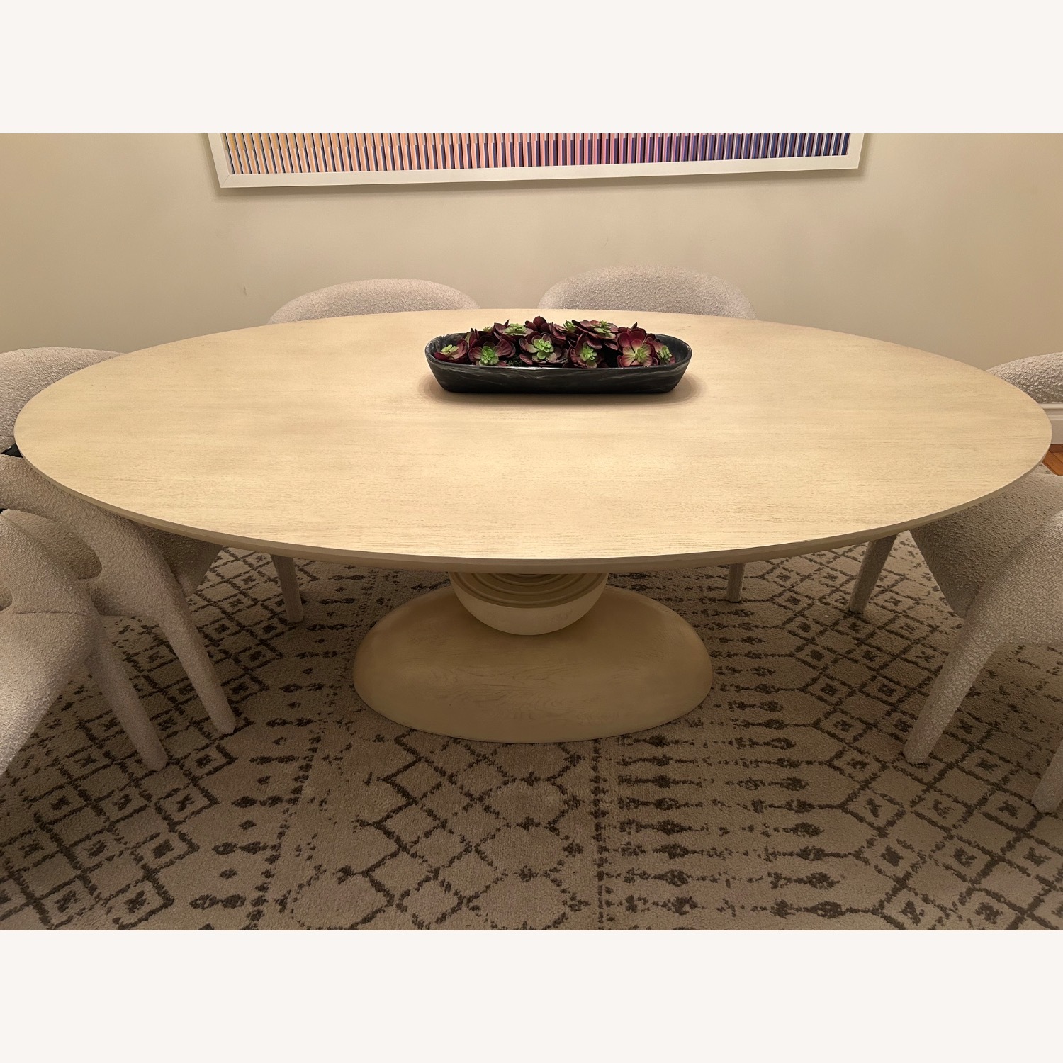 Anthropologie Sculptural Sonali Wood Dining Table - image-2