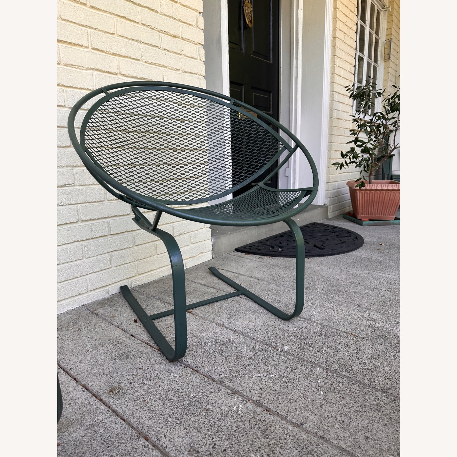 Vintage Mid-Century Wrought Iron Patio Chairs 2 - image-5