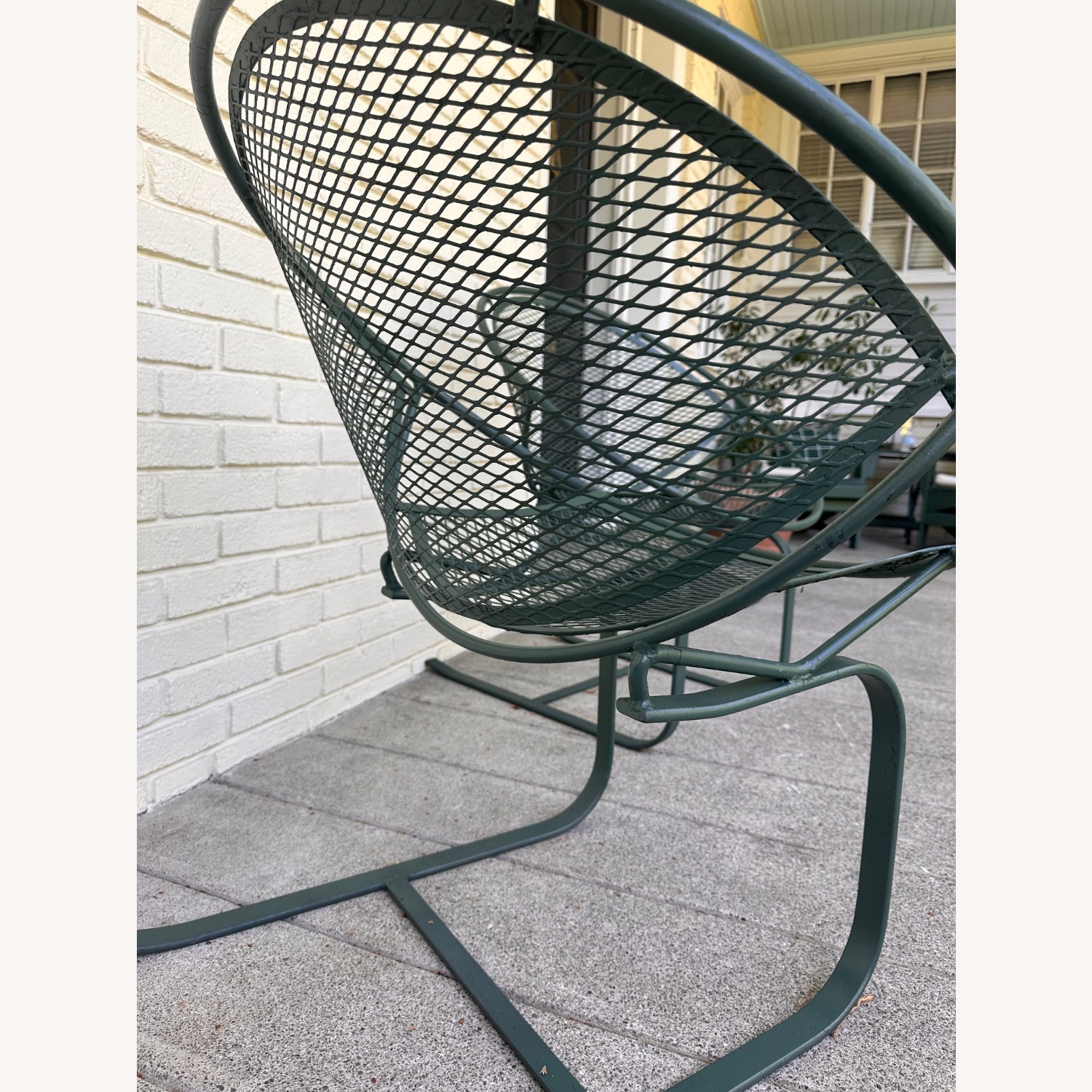 Vintage Mid-Century Wrought Iron Patio Chairs 2 - image-2