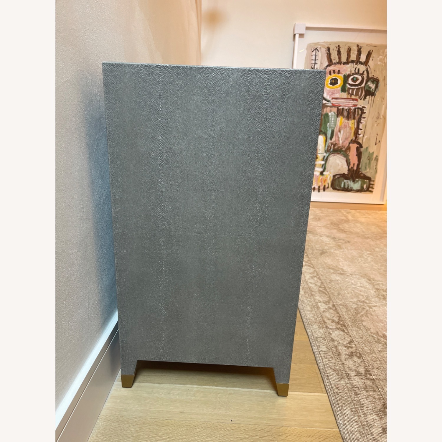 Restoration Hardware Graydon Shagreen Dresser - image-3