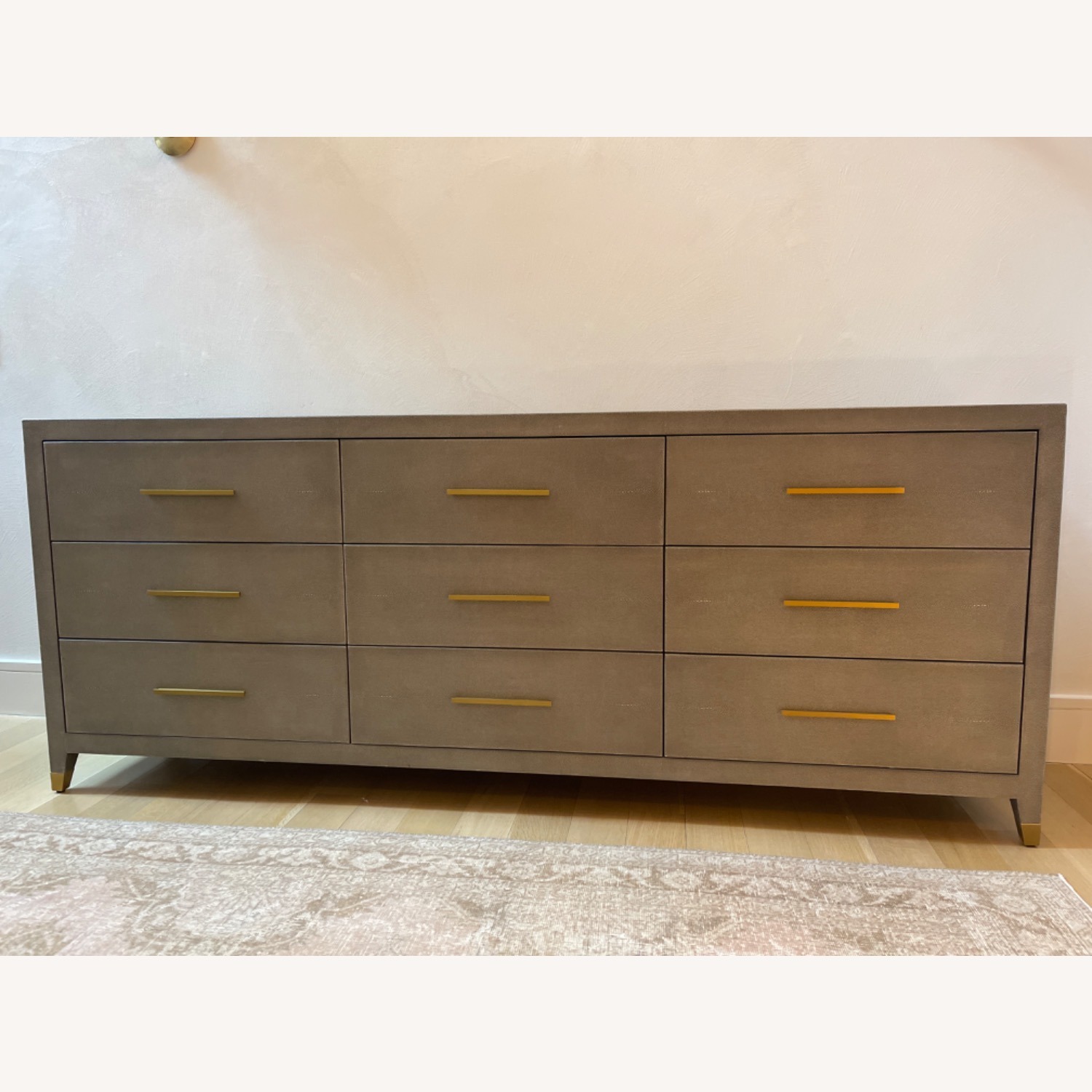 Restoration Hardware Graydon Shagreen Dresser - image-1