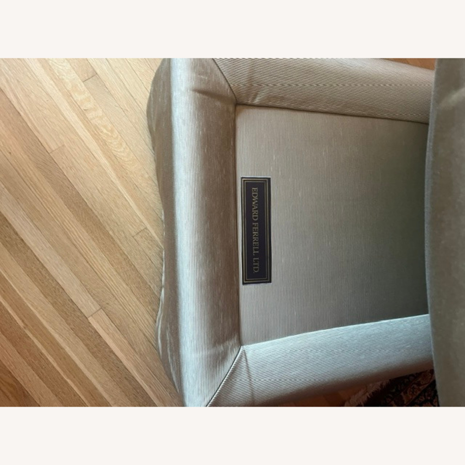Edward Ferrell, Ltd. Gold Fabric Accent Chair - image-5