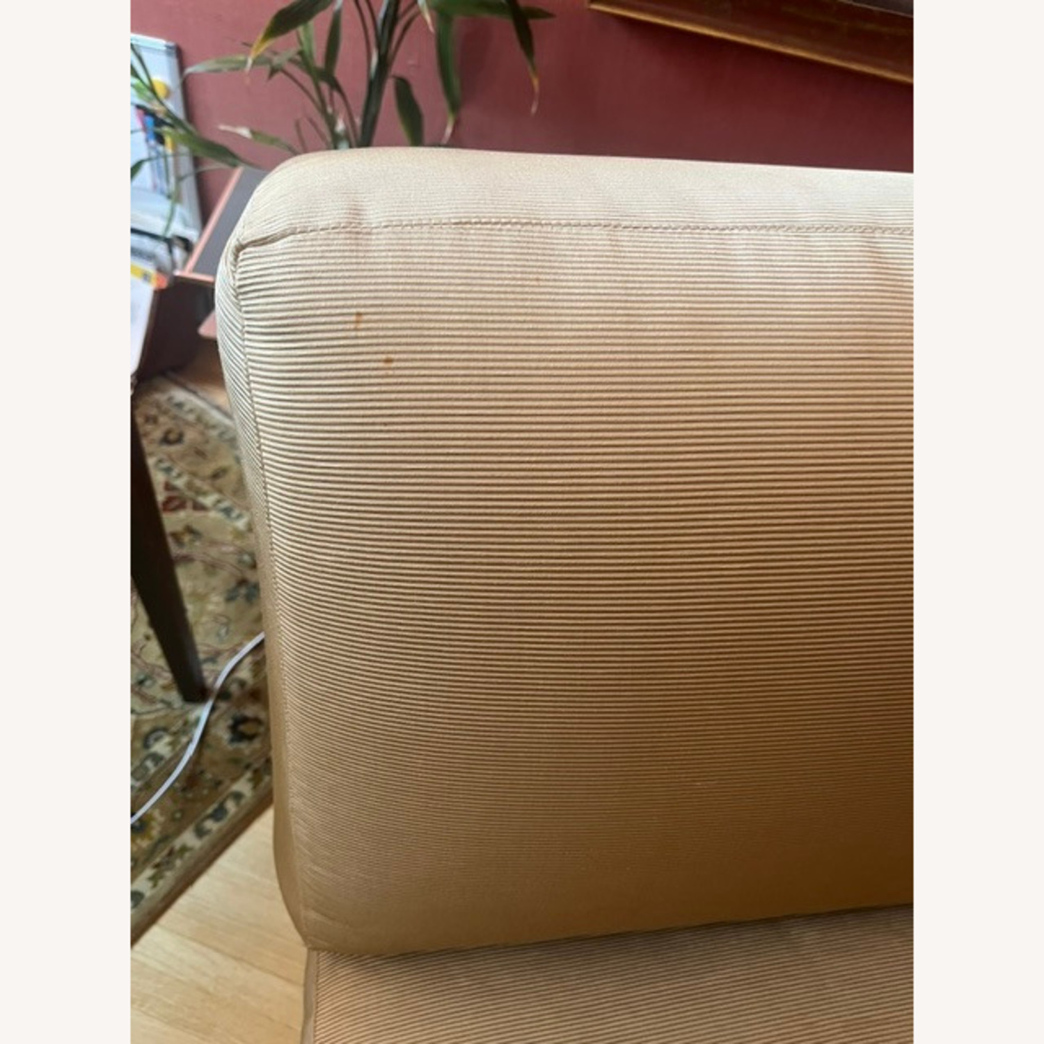 Edward Ferrell, Ltd. Gold Fabric Accent Chair - image-2
