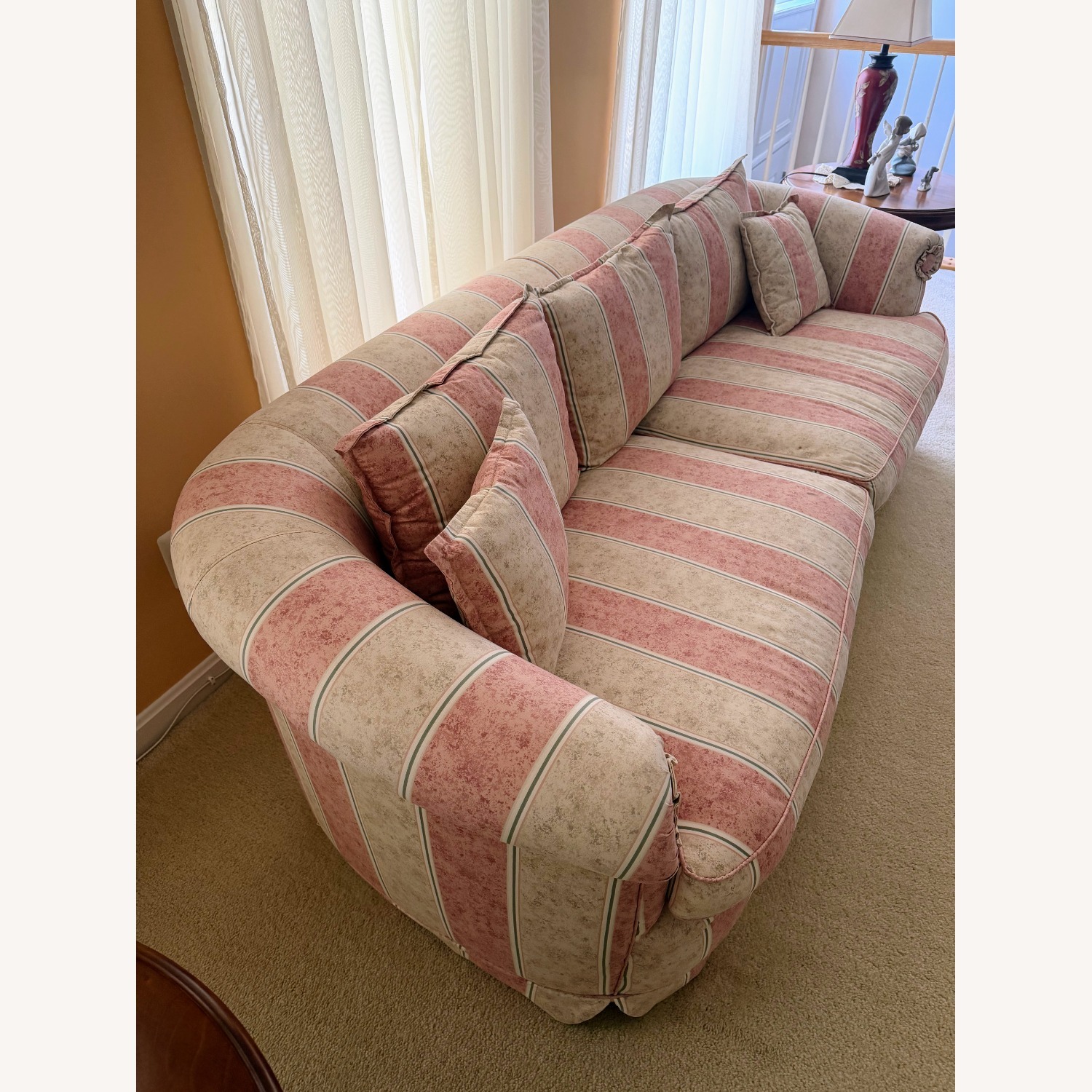 Vintage Style Striped Sofa  - image-3