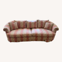 Vintage Style Striped Sofa 