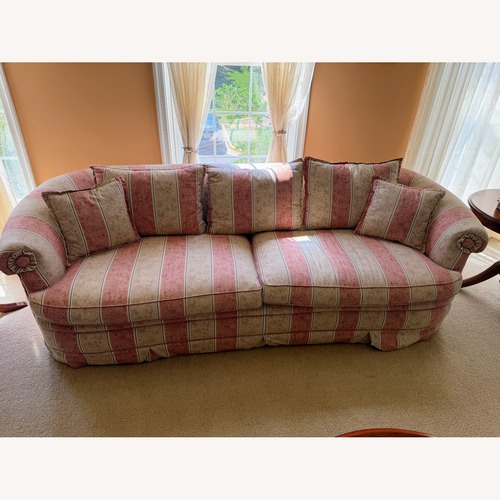 Used Vintage Style Striped Sofa  for sale on AptDeco