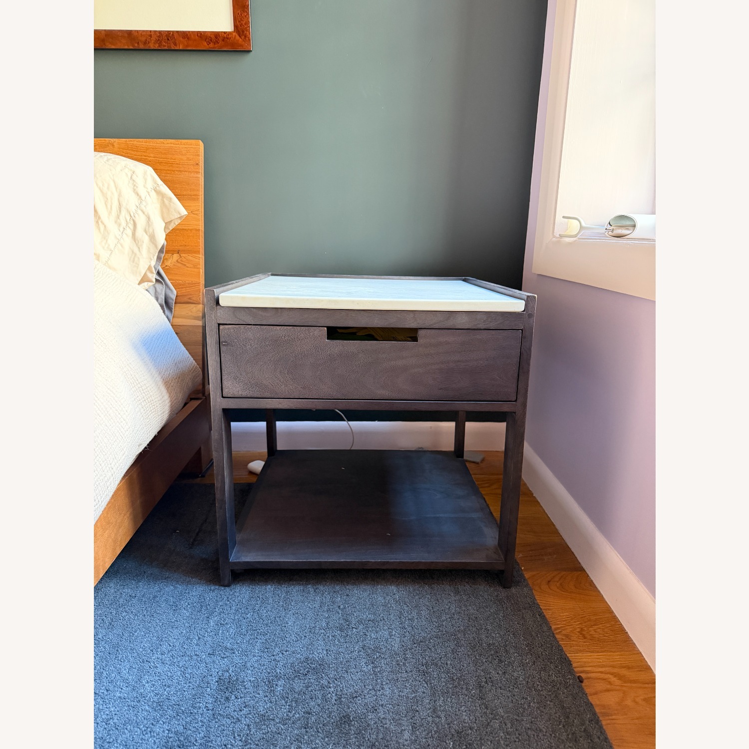 CB2 Tux Dark Brown Wood Nightstands - image-1