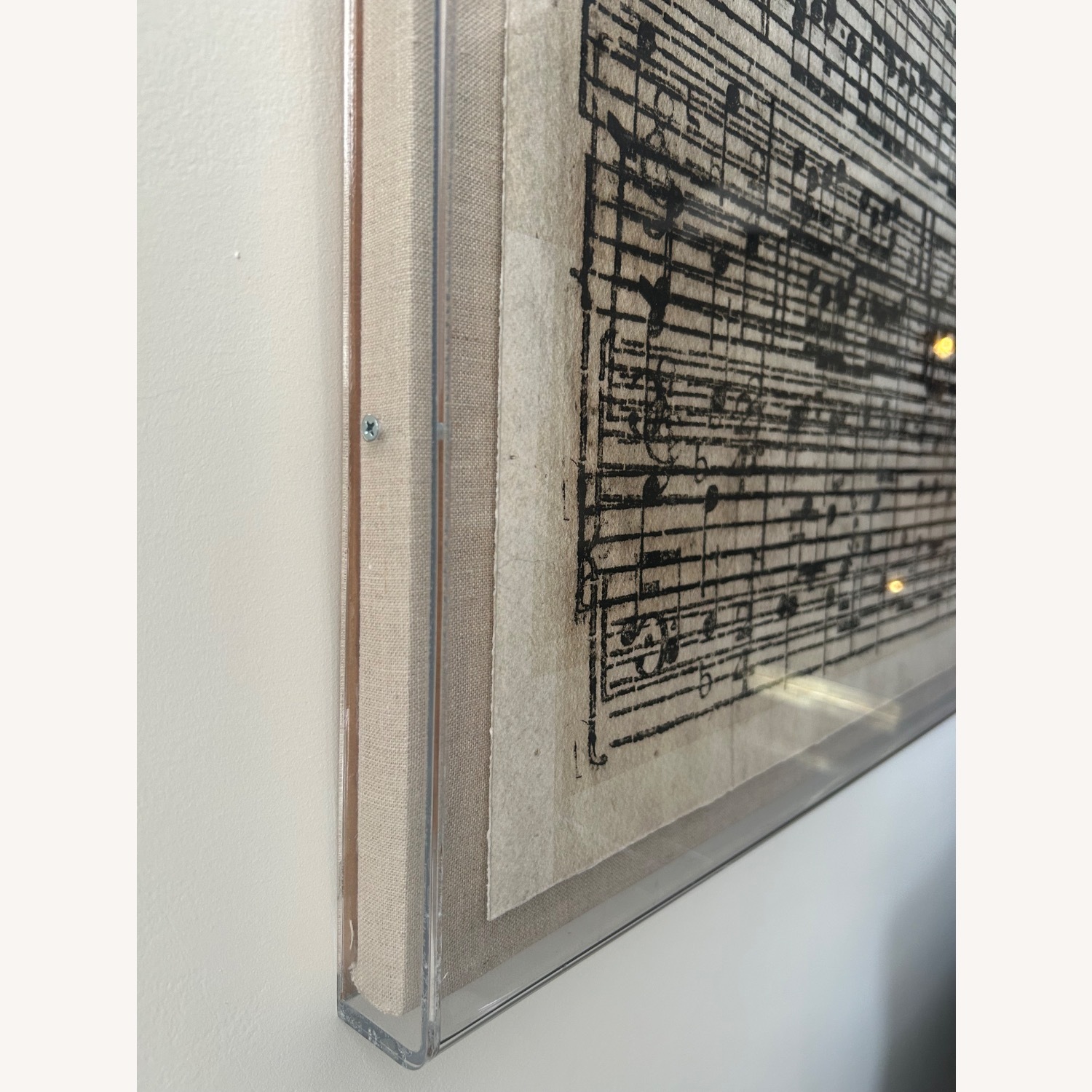 Sheet Music on Parchment Wall Art - image-4