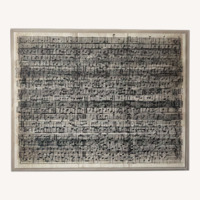 Sheet Music on Parchment Wall Art