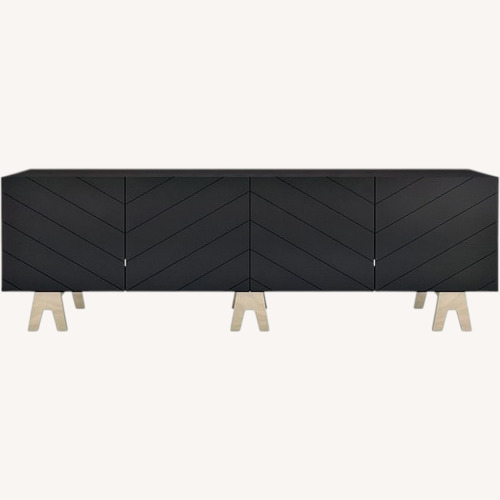Used  TV Stand, 72-inch, Russian Birch Plywood for sale on AptDeco