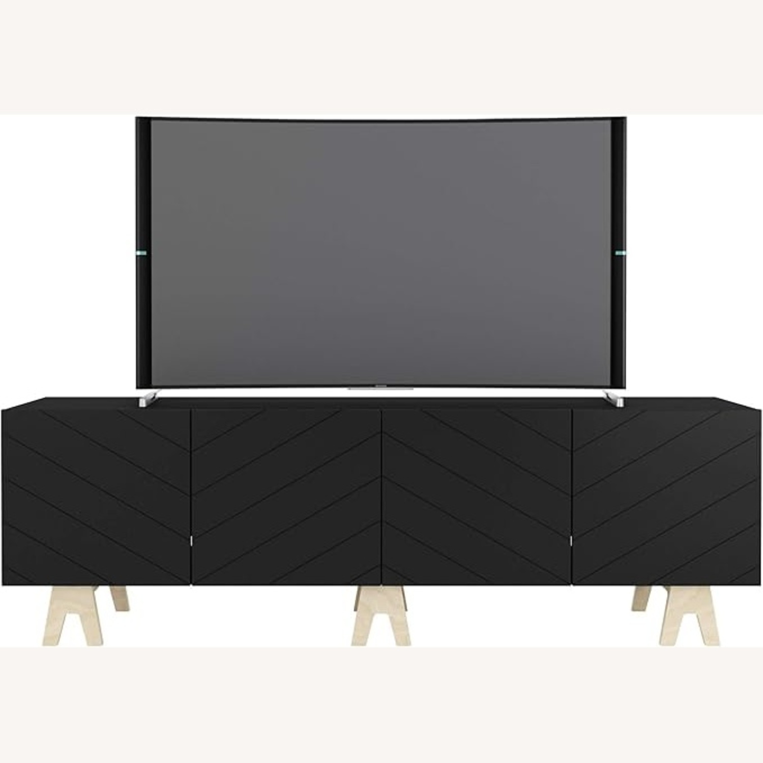  TV Stand, 72-inch, Russian Birch Plywood - image-4