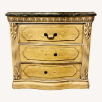 Ashley Antique Marble-Top 3-Drawer Dresser