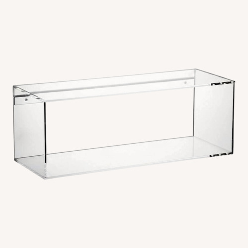 Used CB2 Acrylic Floating Storage Shelf 6x for sale on AptDeco
