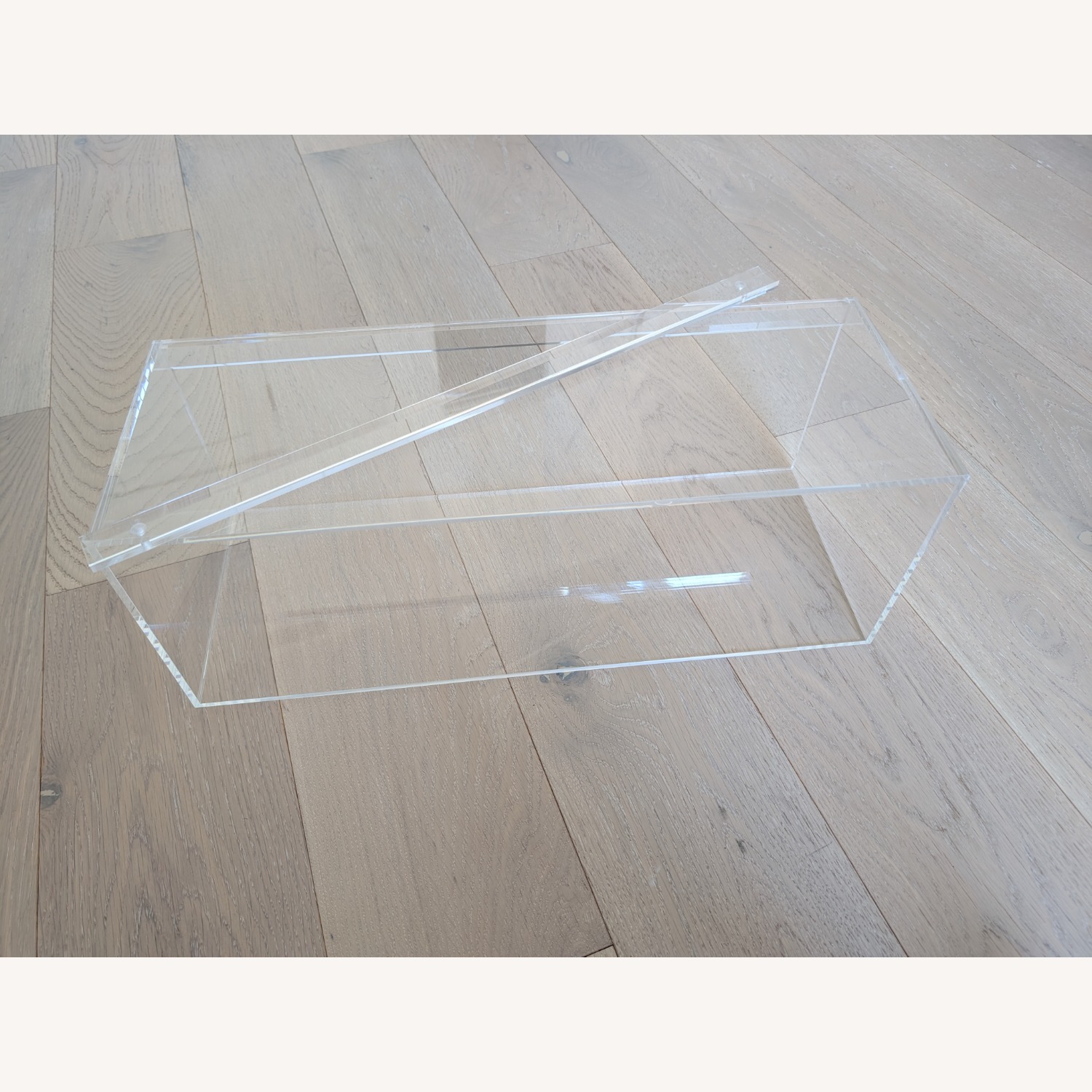 CB2 Acrylic Floating Storage Shelf 6x - image-8