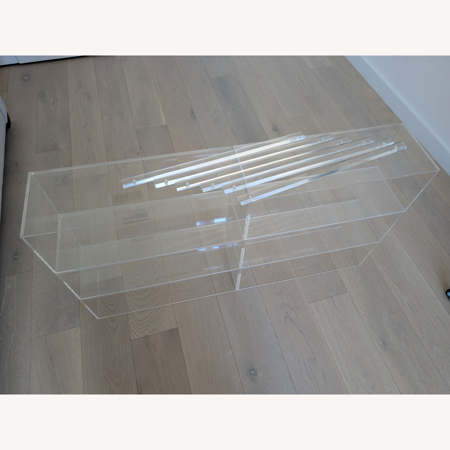 CB2 Acrylic Floating Storage Shelf 6x - image-11