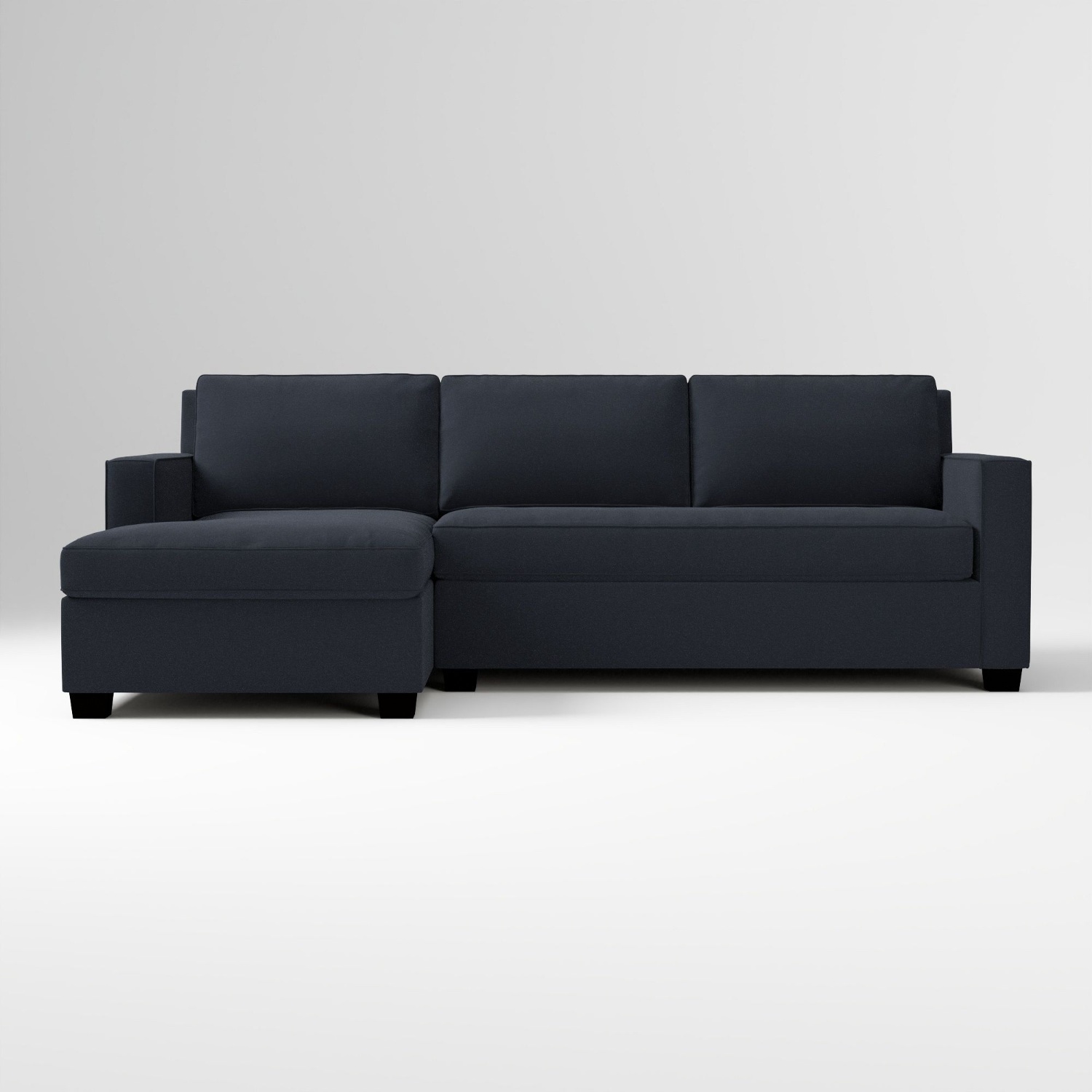 West Elm Black 3+ Seater Sofa - image-5