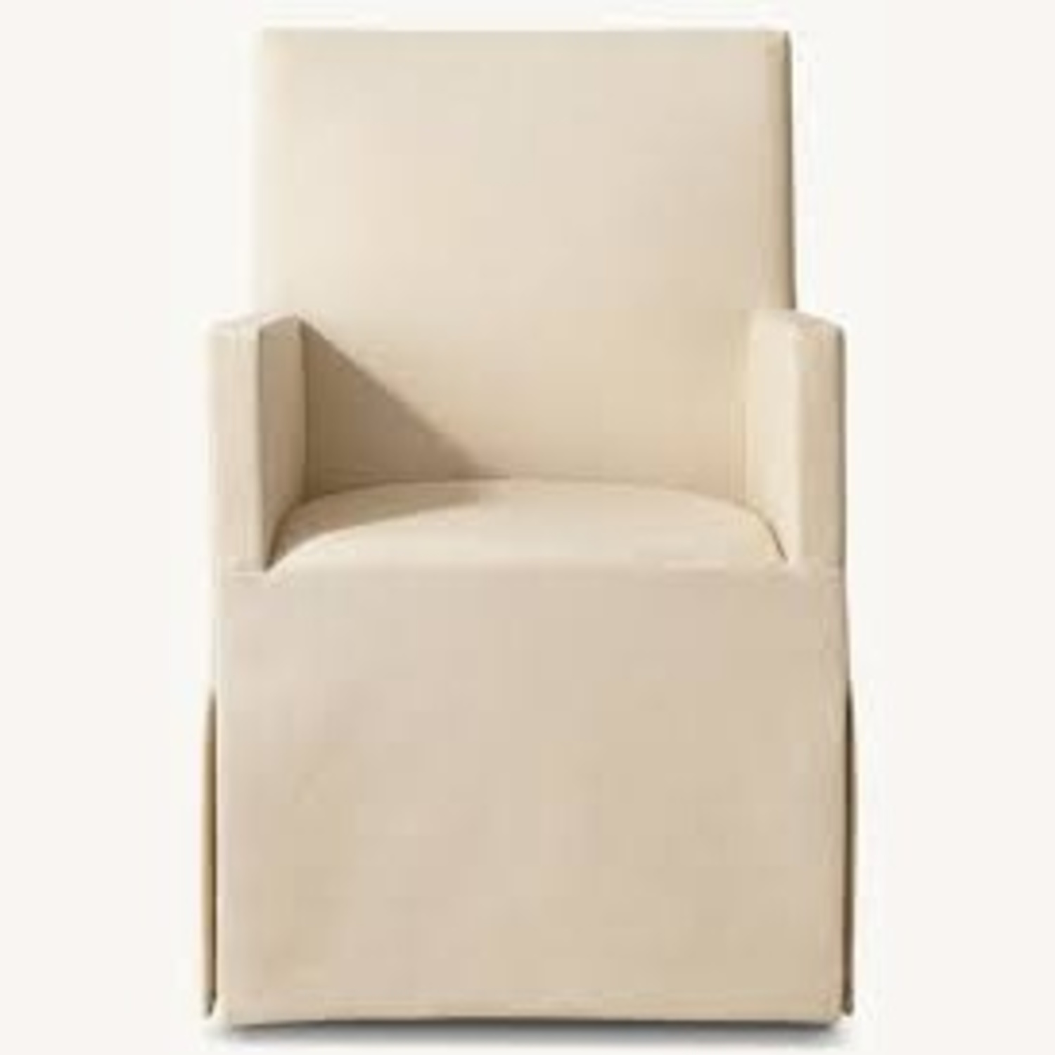 Restoration Hardware Natural Fabric Dining Chairs - image-0